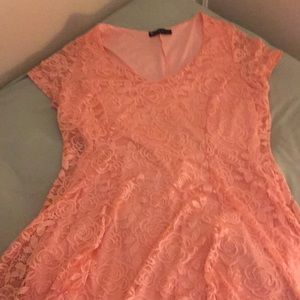 Peachy cap sleeve dress 18w-20w